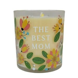 The Best Mom Candle Spring Petals Scent Yellow Floral 10.8 oz 1 Wick Mothers Day
